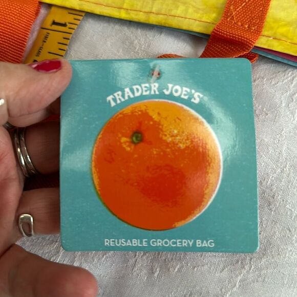 Trader Joe’s Plastic Reusable Shopping Tote Bag 6 Gallon Florida - Picture 13 of 14